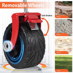 200L Festival Trolley on Wheels with Brakes Folding