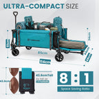 200L Folding Camping Festival Trolley on Wheels