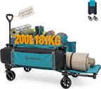 200L Folding Camping Festival Trolley on Wheels