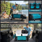 200L Folding Camping Festival Trolley on Wheels