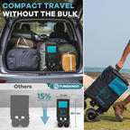 200L Folding Camping Festival Trolley on Wheels