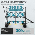200L Folding Camping Festival Trolley on Wheels
