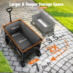 200L Folding Festival Trolley on Wheels 150KG
