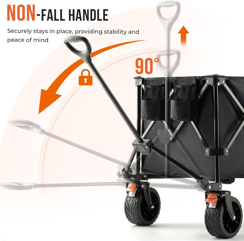 200L Folding Festival Trolley on Wheels 150KG