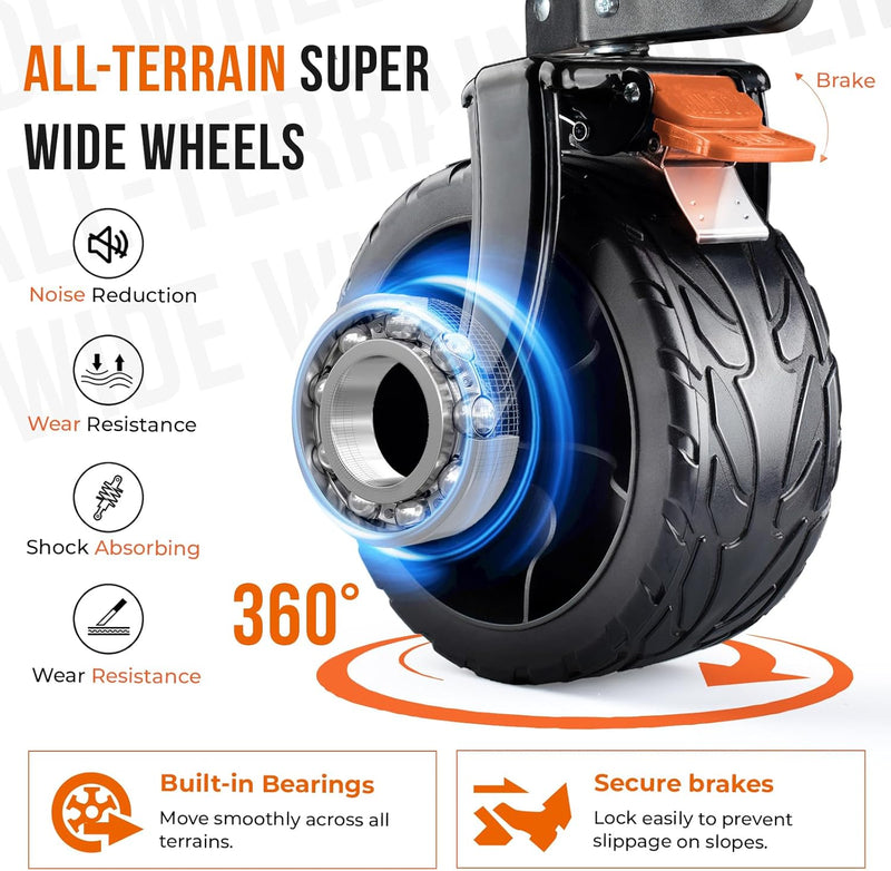 200L Folding Festival Trolley on Wheels 150KG
