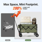 200L Folding Festival Trolley on Wheels