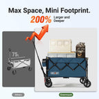 200L Folding Festival Trolley on Wheels 150KG