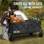 200L Folding Festival Trolley on Wheels 150KG