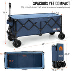 200L Folding Festival Trolley on Wheels 150KG