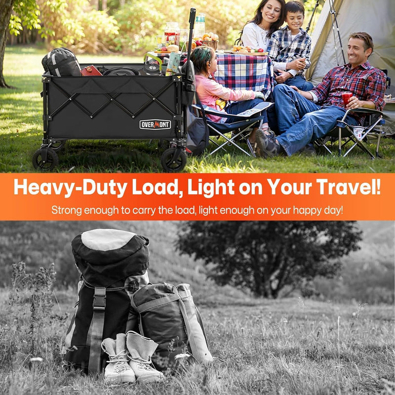200L Folding Festival Trolley on Wheels 150KG
