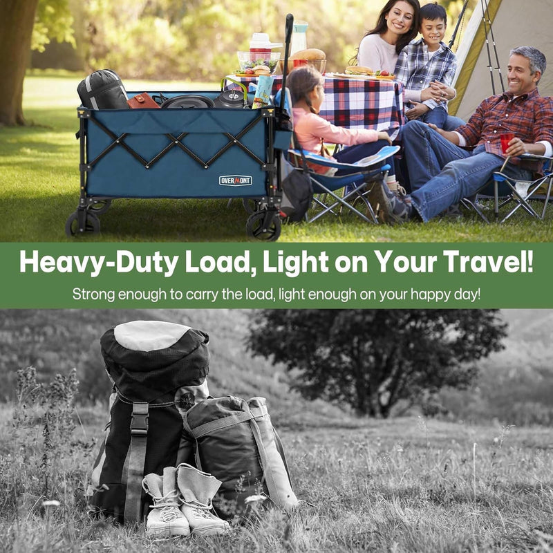200L Folding Festival Trolley on Wheels 150KG
