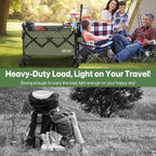 200L Folding Festival Trolley on Wheels