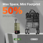200L Folding Festival Trolley on Wheels