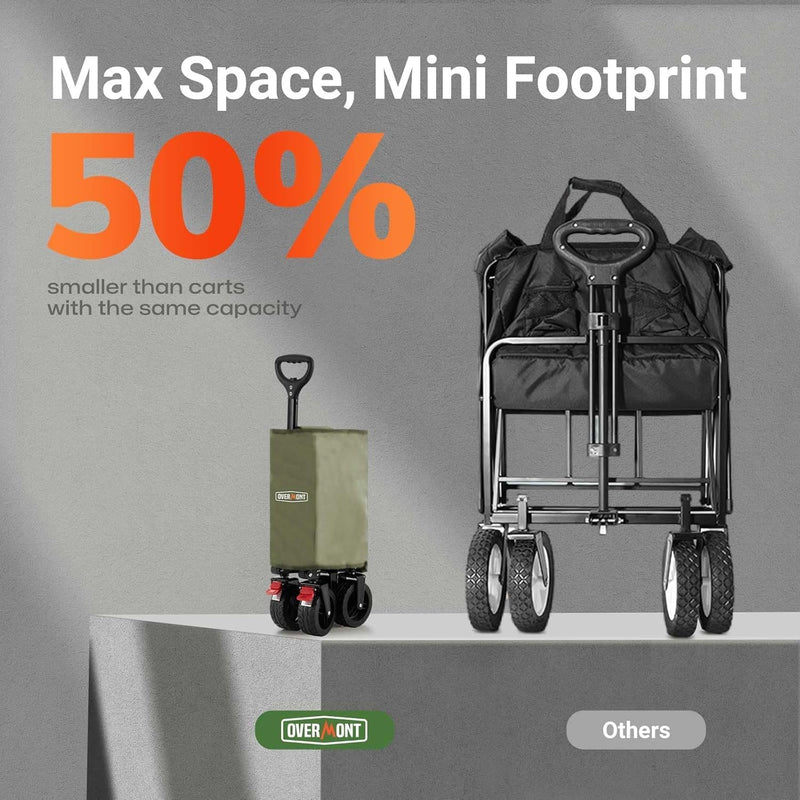 200L Folding Festival Trolley on Wheels
