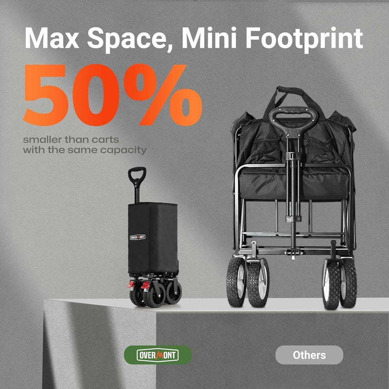 200L Folding Festival Trolley on Wheels 150KG
