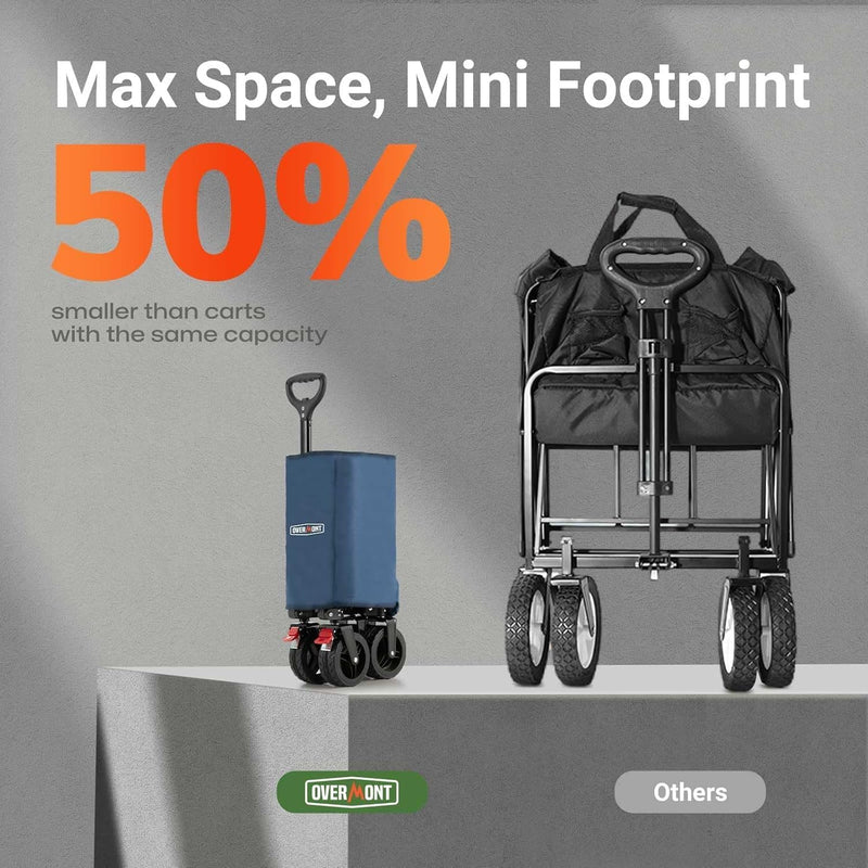200L Folding Festival Trolley on Wheels 150KG