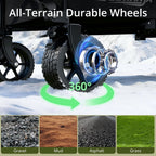 200L Folding Trolley Heavy Duty Collapsible Garden Handcart