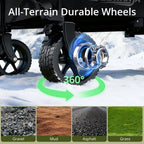 200L Folding Trolley Heavy Duty Collapsible Garden Handcart