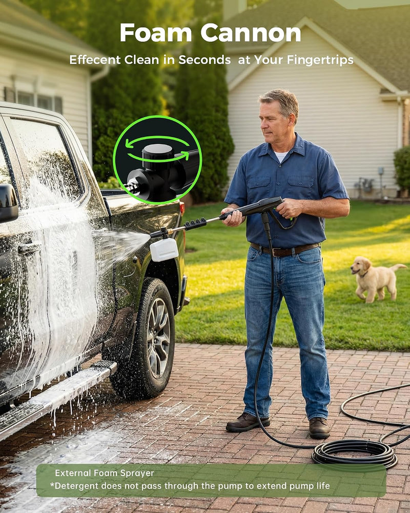 2026new Pressure Washers 160 Bar Foam Cannon 4