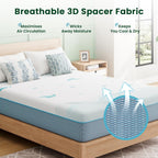 20CM Ocean-Inspired Memory Foam Mattress Medium Firm