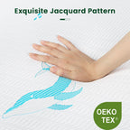 20CM Ocean-Inspired Memory Foam Mattress Medium Firm Adorable
