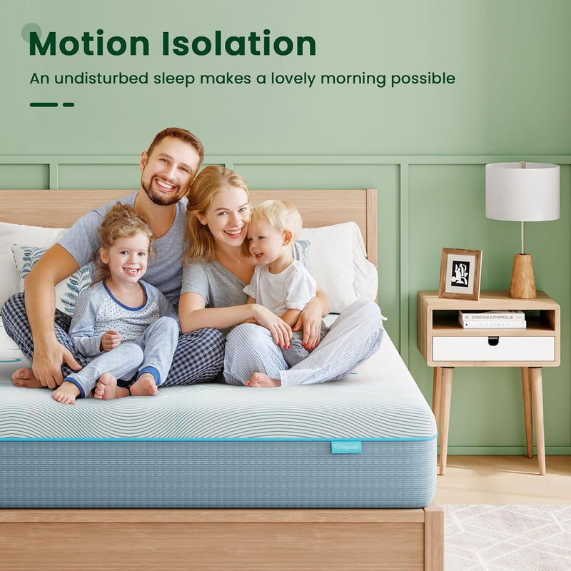 20CM Ocean-Inspired Memory Foam Mattress Medium Firm Adorable