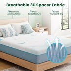 20CM Ocean-Inspired Memory Foam Mattress Medium Firm Adorable