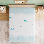 20CM Ocean-Inspired Memory Foam Mattress Medium Firm Adorable