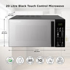 20L 800W Touch Control Digital Solo