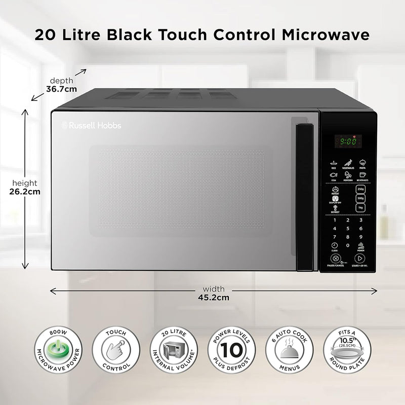 20L 800W Touch Control Digital Solo