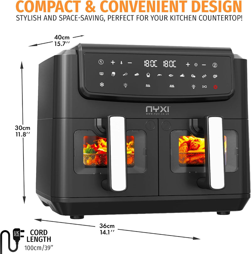 20L Air Fryer Oven with Dual French Glass