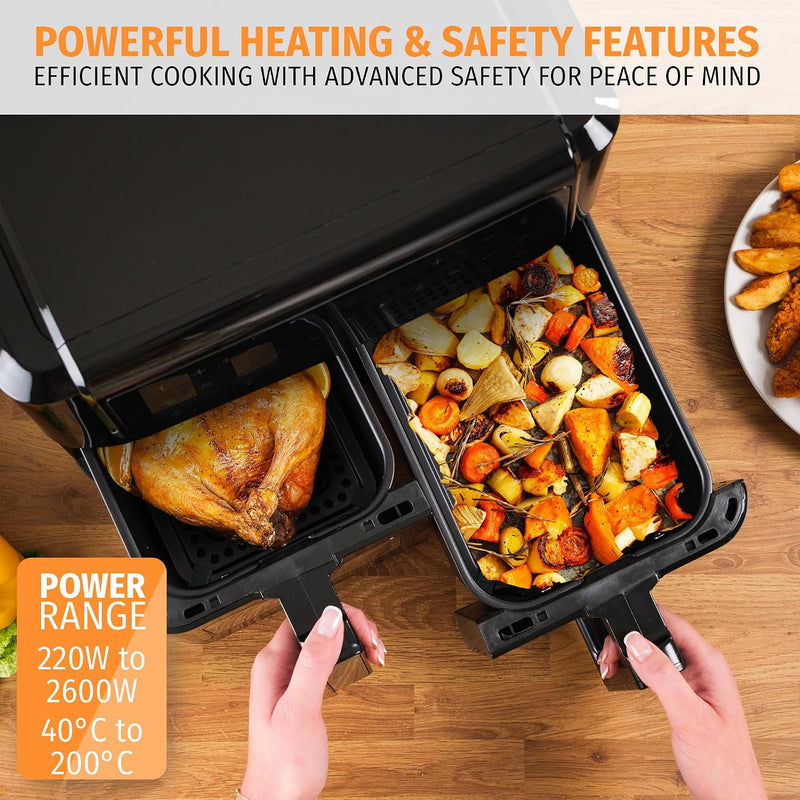 20L Air Fryer Oven with Dual French Glass