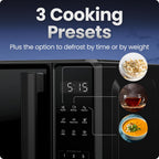 20L Countertop Microwave Oven 700W 10 Power Levels