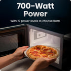 20L Countertop Microwave Oven 700W 10 Power Levels