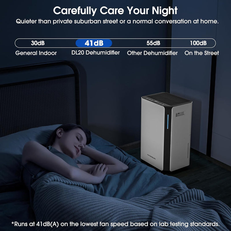 20L Day Dehumidifiers for Home Dehumidifier Drying Clothes
