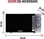 20L Microwave Oven 700W with 6 Power Levels