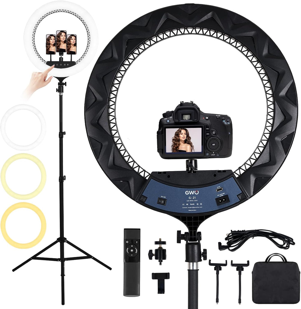21 Inch LED Ring Light with Tripod Stand