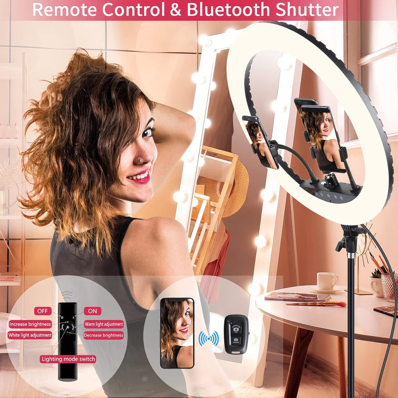 21 Inch LED Ring Light with Tripod Stand