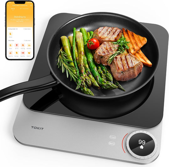 Portable Induction Hob 2100W Smart Single Hot Plate