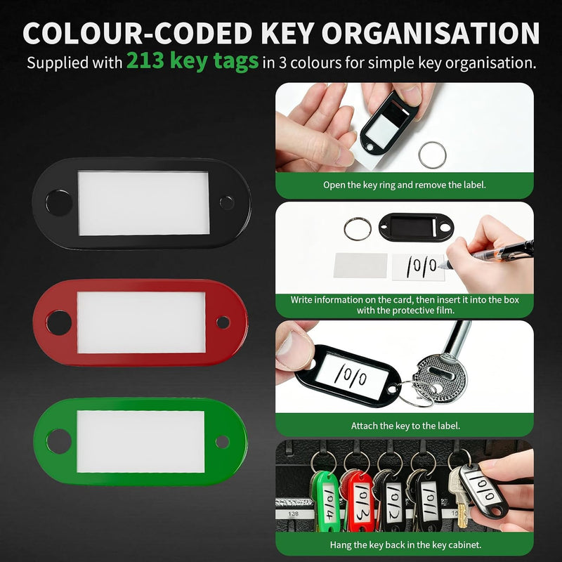 213 Position Key Cabinet Wall Mounted Steel Lock