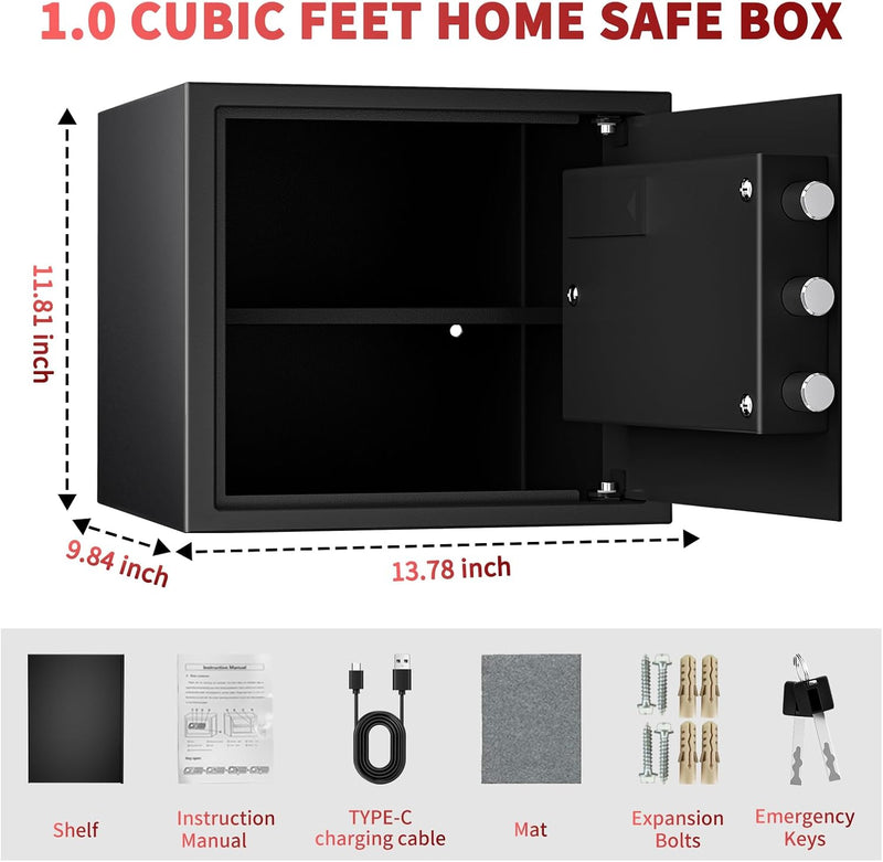 21L Small Home Box Mini Digital Safes