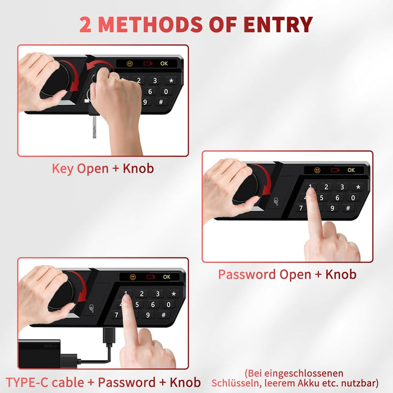 21L Small Home Box Mini Digital Safes