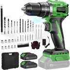 21V Brushless Cordless Combi Drill Set 2x2.0ah Hammer
