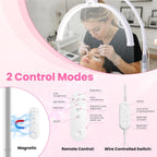 Half Moon Lash Light:22in Foldable Floor Lamp