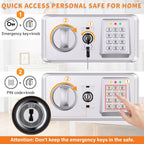 22L Digital Home Safe Box with Code Money