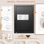 22L Digital Home Safe Box with Code Money
