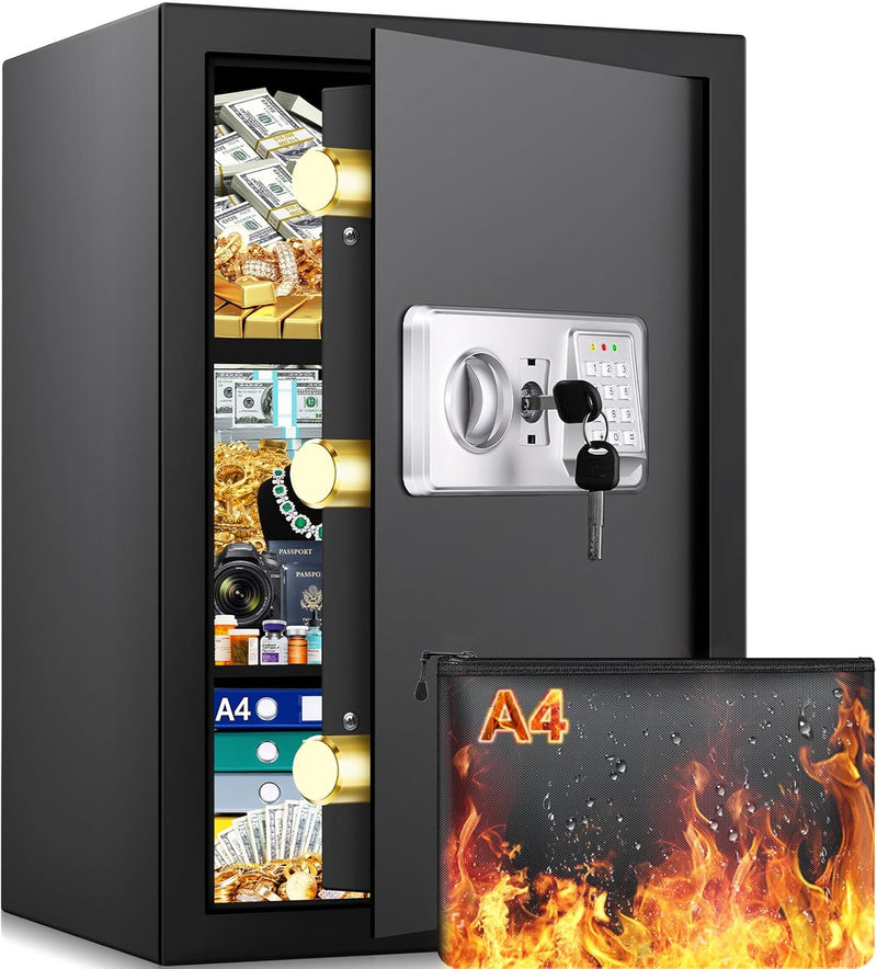 22L Digital Home Safe Box with Code Money