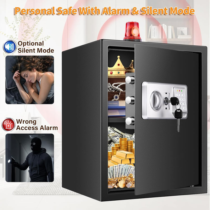 22L Digital Home Safe Box with Code Money