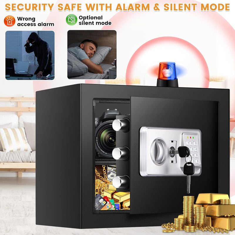 22L Digital Home Safe Box with Code Money