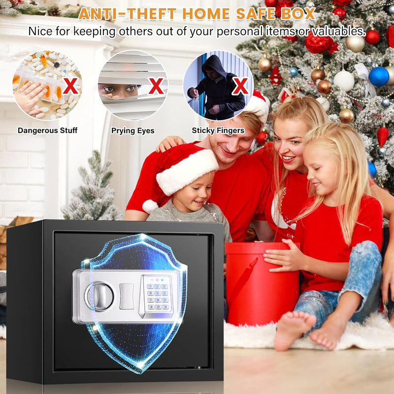 22L Digital Home Safe Box with Code Money